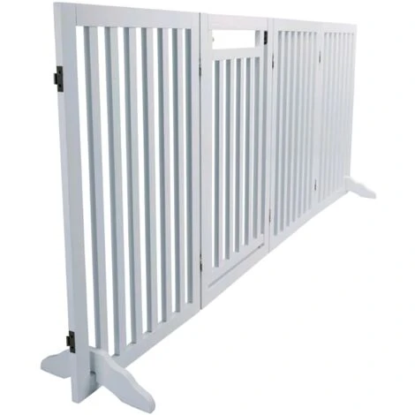 Cancelletto Per Cani 60-160 Cm Bianco 39363 TRIXIE 6 Cancelletto Per Cani 60-160 Cm Bianco 39363 TRIXIE - immagine 4