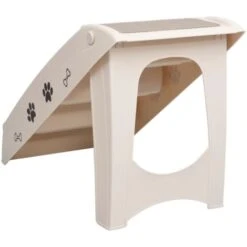 Hommoo Scala Pieghevole Per Cani Crema 62x40x49,5 Cm -Cibi per cani in Italia 90094159 5