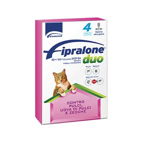 ANTIPARASSITARIO FIPRALONE DUO GATTO FORMEVET • KG 0/ 6 CF=PIPETTE 4 3 ANTIPARASSITARIO FIPRALONE DUO GATTO FORMEVET • KG 0/ 6 CF=PIPETTE 4