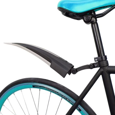 PrixPrime - Parafanghi Anteriori E Posteriori Per Biciclette, Grigio 4 PrixPrime - Parafanghi Anteriori E Posteriori Per Biciclette, Grigio - immagine 2