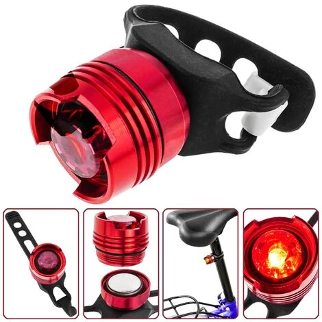 PrixPrime - Luce Di Segnalazione Rossa Per Biciclette Universali 5 PrixPrime - Luce Di Segnalazione Rossa Per Biciclette Universali - immagine 3