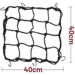 PrixPrime - Rete Elastica Portapacchi 40x40 Cm (2 Pezzi) Nera 9 PrixPrime - Rete Elastica Portapacchi 40x40 Cm (2 Pezzi) Nera -Cibi per cani in Italia 90821065 3