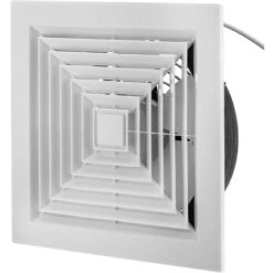 PrixPrime - Estrattore D'aria Per Soffitto O Parete 250x250 Mm Con Griglia Estraibile Per Bagno E Ventilazione Interna