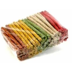 Papillon 100 Bastoncini Colorati Masticabili Per Cani