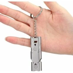 Fischietto Per Addestramento Di Animali Domestici, Fischietto Per Addestramento Di Uccelli Ad Ultrasuoni In Metallo Ritorno Al Nido Allenatore Di Promemoria Comportamentale Con Anello Per Uccelli -Cibi per cani in Italia 91190489 3