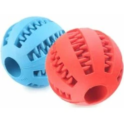 Palla Giocattolo Interattiva Per La Pulizia Dei Denti Del Cane, Palla Da Masticare In Gomma Palla Da Addestramento QI Puzzle Giocattolo Per Cane Gatto (5 Cm, Rosso) -Cibi per cani in Italia 91193274 2