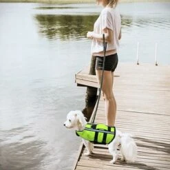 Giubbotto Di Salvataggio Per Animali Domestici, Giubbotto Di Salvataggio Per Cani Giubbotto Di Salvataggio Riflettente Giubbotto Di Salvataggio Per Cani Di Dimensioni Regolabili Per Nuoto, Surf, Canot -Cibi per cani in Italia 91202507 3
