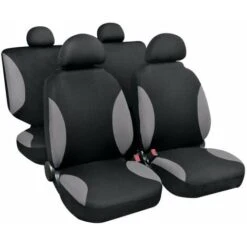 Palinuro, Set Fodere Coordinate - Nero/Grigio