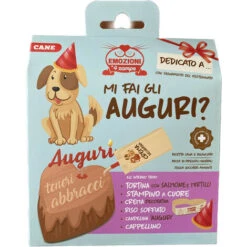 Emozioni A 4 Zampe Mi Fai Gli Auguri Tortina Con Salmone E Mirtilli per Cani