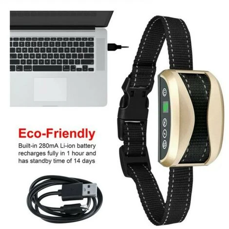 Collare Antiabbaio Per Cani - 3 Modalità Batteria Ricaricabile Automatica IP65 Cinturino Riflettente Regolabile Per Cani Di Piccola Taglia 4 Collare Antiabbaio Per Cani - 3 Modalità Batteria Ricaricabile Automatica IP65 Cinturino Riflettente Regolabile Per Cani Di Piccola Taglia - immagine 2