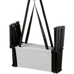 WYCTIN®Scala Pieghevole Per Cani Acciaio Inox + Tessuto Oxford Dimensioni 1017647cm Grigio Chiaro -Cibi per cani in Italia 91650372 5