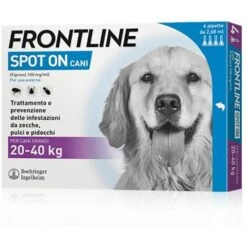 Frontline Soluzione Spot-On Cani Taglia Grande 20-40 Kg 4 Pipette Monodose