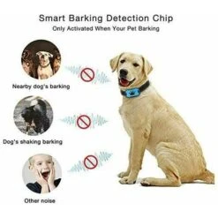 Collare Per Cani Antiabbaio, Collare Antiabbaio Blu Con Vibrazione E Segnale Acustico Per Cani Di Taglia Grande, Media E Piccola, Collare Da Addestramento Regolabile Automaticamente Con 7 Livelli Di S -Cibi per cani in Italia 91725076 2