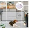 Barriera Magica Per Animali Domestici, Recinzione Di Sicurezza Per Animali Domestici, Recinzione Magica In Rete Pieghevole Portatile, Recinzione Di Sicurezza Per Bambini 110x72cm-Nero -Cibi per cani in Italia 91727668 1