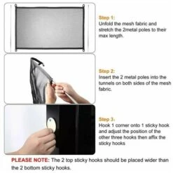 Barriera Magica Per Animali Domestici, Recinzione Di Sicurezza Per Animali Domestici, Recinzione Magica In Rete Pieghevole Portatile, Recinzione Di Sicurezza Per Bambini 110x72cm-Nero -Cibi per cani in Italia 91727668 3