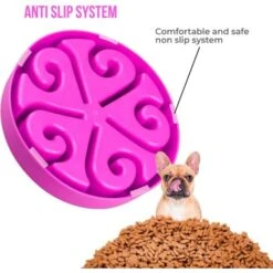 Ciotola Anti Glutton Per Gatti O Cani, Vassoio Interattivo Per Evitare L'Ansia, Per Animali Di Piccola, Media E Grande Taglia (Viola) 8 Ciotola Anti Glutton Per Gatti O Cani, Vassoio Interattivo Per Evitare L'Ansia, Per Animali Di Piccola, Media E Grande Taglia (Viola) -Cibi per cani in Italia 91850466 3