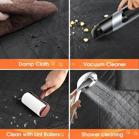 Coprisedile Per Cani Per Sedile Posteriore, Coprisedile Per Cani Impermeabile E Antigraffio Con 4 Coperture Laterali Tascabili E 2 Cinture Di Sicurezza Per Cani, Protezione 7 Coprisedile Per Cani Per Sedile Posteriore, Coprisedile Per Cani Impermeabile E Antigraffio Con 4 Coperture Laterali Tascabili E 2 Cinture Di Sicurezza Per Cani, Protezione - immagine 5