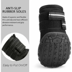Stivali Protettivi Per Cani, Confezione Da 4 Scarpe Impermeabili Per Cani Di Taglia Media E Grande - Nero2 10 Stivali Protettivi Per Cani, Confezione Da 4 Scarpe Impermeabili Per Cani Di Taglia Media E Grande - Nero2 -Cibi per cani in Italia 92035415 4
