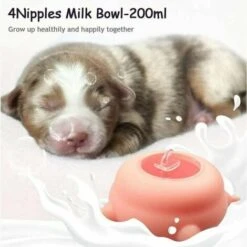 Alimentatore Per Latte In Silicone Per Cuccioli Alimentatore Per Gattini In Silicone Per Cuccioli Alimentatore Per Gattini Per Piccoli Animali Domestici 200 Ml 4 Ciucci -Cibi per cani in Italia 92037939 4