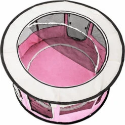 Recinzione Perimetrale Per Box Per Animali Domestici Pieghevole Per Interni/esterni (rosa-s) -Cibi per cani in Italia 92043903 3