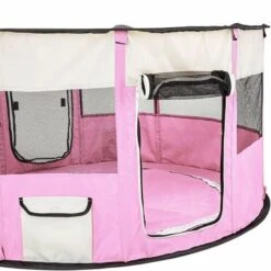 Recinzione Perimetrale Per Box Per Animali Domestici Pieghevole Per Interni/esterni (rosa-s) -Cibi per cani in Italia 92043903 4