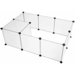 Grande Corsa Di Plastica Portatile Per Piccoli Animali Traslucido Corsa Di 12 - 3535 Cm Ogni Tenda A Gabbia Per Cani