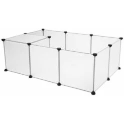 Grande Corsa Di Plastica Portatile Per Piccoli Animali Traslucido Corsa Di 12 - 3535 Cm Ogni Tenda A Gabbia Per Cani -Cibi per cani in Italia 92045353 3