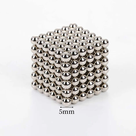 5 Mm 216 Sfere Magnetiche Di Colore Buck Ball Sfera Magnetica Cubo Magico Magnetico 5 Mm Argento Per 10 Anni (scatola Di Ferro) 4 5 Mm 216 Sfere Magnetiche Di Colore Buck Ball Sfera Magnetica Cubo Magico Magnetico 5 Mm Argento Per 10 Anni (scatola Di Ferro) - immagine 2
