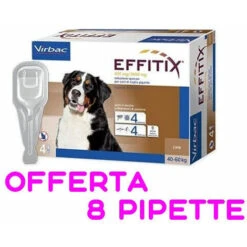 Virbac Effitix 40-60 Kg 8 Pipette