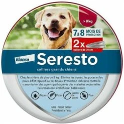 Collare Antipulci E Antizecche Per Cani +8 Kg 2 Unità