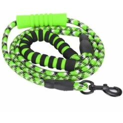 None Corda Di Sicurezza Riflettente Per Animali Verde In 177 Cm