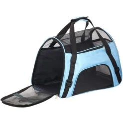 None Borsa Trasporto Animali - Mano/Spalla Traspirante In Tessuto Impermeabile Per Cane/Gatto Ecc Fino A 5 Kg (Blu) 47x 24,5x28cm -Cibi per cani in Italia 92969697 3