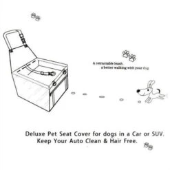 None Marsupio Portatile Per Seggiolino Auto Per Cani Borsa Protettiva Per Gatti Marsupio Da Viaggio Impermeabile Traspirante Nero 40x32x25CM -Cibi per cani in Italia 92975899 3