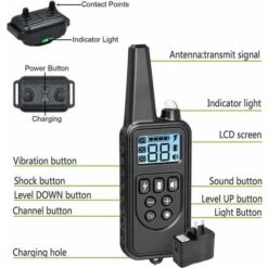 Collare Da Addestramento Per Cani Da 800 Metri, Collare Per Cani Da Addestramento Remoto Impermeabile Con 99 Livelli Di Urti E Vibrazioni E Luce LED, Ricaricabile (3 Ricevitori) 11 Collare Da Addestramento Per Cani Da 800 Metri, Collare Per Cani Da Addestramento Remoto Impermeabile Con 99 Livelli Di Urti E Vibrazioni E Luce LED, Ricaricabile (3 Ricevitori) -Cibi per cani in Italia 93247976 5