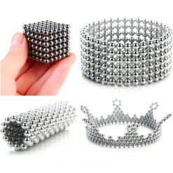 5mm 216PCS Colore Sfera Magnetica Bucky Ball Sfera Magnetica Cubo Di Rubik Magnetico Adatto A Bambini Di Età Superiore A 10 Anni-8 Colori (Scatola D'Acciaio) -Cibi per cani in Italia 93429714 5