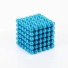 5mm 216pcs Colore Sfera Magnetica Bucky Ball Sfera Magnetica Cubo Di Rubik Magnetico Adatto A Bambini Di Età Superiore A 10 Anni- Blu Acqua (Scatola Di Ferro)