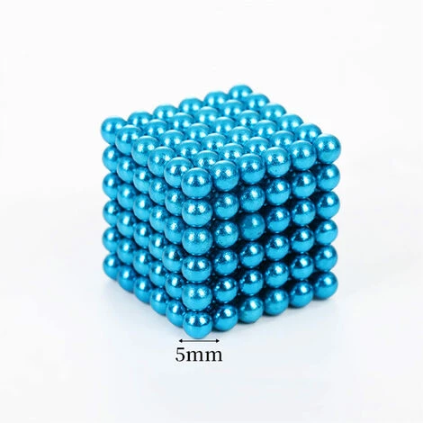 5mm 216pcs Colore Sfera Magnetica Bucky Ball Sfera Magnetica Cubo Di Rubik Magnetico Adatto A Bambini Di Età Superiore A 10 Anni- Blu Acqua (Scatola Di Ferro) 4 5mm 216pcs Colore Sfera Magnetica Bucky Ball Sfera Magnetica Cubo Di Rubik Magnetico Adatto A Bambini Di Età Superiore A 10 Anni- Blu Acqua (Scatola Di Ferro) - immagine 2