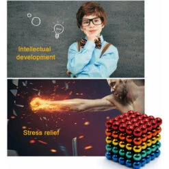 Sfere Magnetiche 5mm 125 PCS 5 Colori Magneti Giocattolo Per Ufficio Scultura Magnetica Backyballs Regalo Per Lo Sviluppo Intellettuale Sollievo Dallo Stress Adatto A Bambini Di Età Superiore A 10 Ann -Cibi per cani in Italia 93429734 3