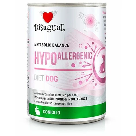 Disugual Cane Dieta Hypoallergenic 400gr Coniglio 3 Disugual Cane Dieta Hypoallergenic 400gr Coniglio