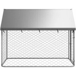 Nova Box Gabbia Per Cani Da Esterno Con Tetto In Acciaio Varie Dimensioni Dimensioni: 200 X 100 X 150 Cm 9 Nova Box Gabbia Per Cani Da Esterno Con Tetto In Acciaio Varie Dimensioni Dimensioni: 200 X 100 X 150 Cm -Cibi per cani in Italia 94024285 3