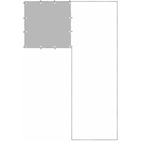 Nova Recinto Gabbia Per Cani Argento In Acciaio Impermeabile Varie Dimensioni Dimensioni: 4.84 M² 6 Nova Recinto Gabbia Per Cani Argento In Acciaio Impermeabile Varie Dimensioni Dimensioni: 4.84 M² - immagine 4