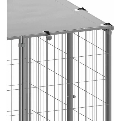 Nova Recinto Gabbia Per Cani Argento In Acciaio Impermeabile Varie Dimensioni Dimensioni: 4.84 M² 7 Nova Recinto Gabbia Per Cani Argento In Acciaio Impermeabile Varie Dimensioni Dimensioni: 4.84 M² - immagine 5