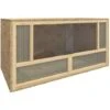 Nova Terrario In Legno Multistrato 80x40x40 Cm Marrone Dimensioni: 80 X 40 X 40 Cm -Cibi per cani in Italia 94024980 1