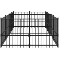Nova Recinzione Gabbia Per Cani Da Esterno In Acciaio Nero Varie Dimensioni Dimensioni: 388 X 193.5 X 100 Cm 10 Nova Recinzione Gabbia Per Cani Da Esterno In Acciaio Nero Varie Dimensioni Dimensioni: 388 X 193.5 X 100 Cm -Cibi per cani in Italia 94025228 4