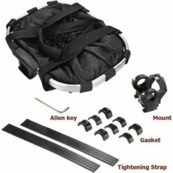 Cestino Per Bicicletta, Cestino Per Manubrio Della Bicicletta Staccabile, Cestino Per Cestello Anteriore In Tela Per Biciclette Borsa Per Animali Domestici In Lega Di Alluminio Per Mountain Bike, Picn -Cibi per cani in Italia 94163193 5