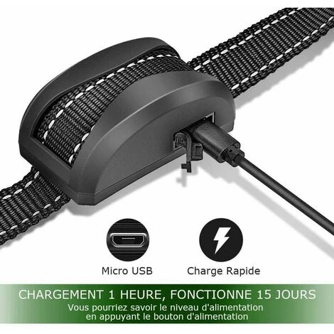 Collare Antiabbaio Per Cani - 3 Modalità Scossa Elettrica/vibrazione/sensibilità Aiuto Automatico Per L'addestramento Innocuo Batteria Ricaricabile IP65 Cinghia Riflettente Regolabile Per Cani Piccoli 5 Collare Antiabbaio Per Cani - 3 Modalità Scossa Elettrica/vibrazione/sensibilità Aiuto Automatico Per L'addestramento Innocuo Batteria Ricaricabile IP65 Cinghia Riflettente Regolabile Per Cani Piccoli - immagine 3