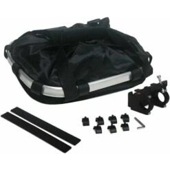 Cestino Per Bici Cestino Per Cani Pieghevole Staccabile, Con Cestello Per Manubrio Bici Regolabile A Sgancio Rapido Facile Da Installare - -Cibi per cani in Italia 94169651 4