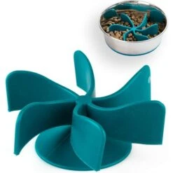 Cibo Per Cani A Spirale Lenta - Trasforma Una Ciotola Per Cani O Una Ciotola In Una Ciotola Lenta (per Rallentare Il Cibo Per Cani E Gatti).