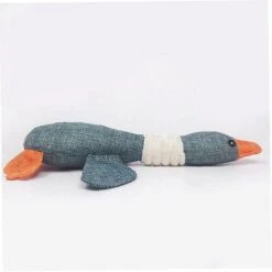 Pc Fleece Dog Toys Puppy Pet Screaming Wild Chicken Sounding Toy Chew Duck Big Dog Toys -Cibi per cani in Italia 94286649 5