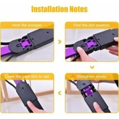 Pala Pieghevole Per Cacca Per Cani E Gatti Paletta Per Cacca Per Animali Domestici Manico Lungo, Cacca Facile Da Raccogliere, Nera E Viola (viola) -Cibi per cani in Italia 94291788 3